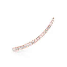 14KT Rose Gold Diamond Lash Ear Climber