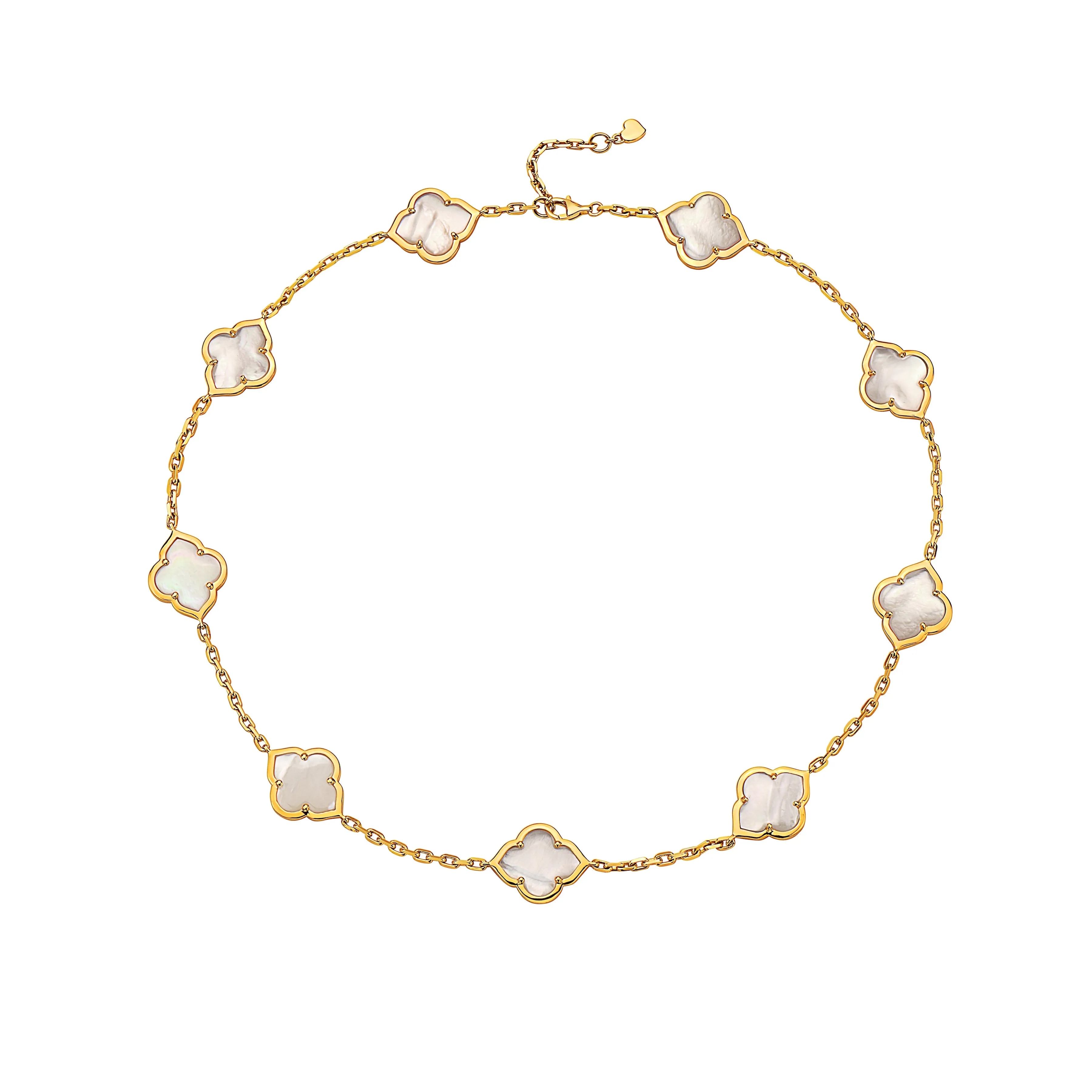 9 Les Fleurs Mother of Pearl Necklace