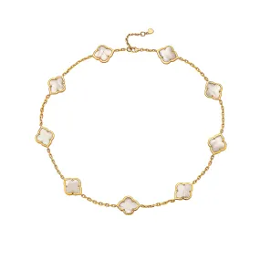 9 Les Fleurs Mother of Pearl Necklace