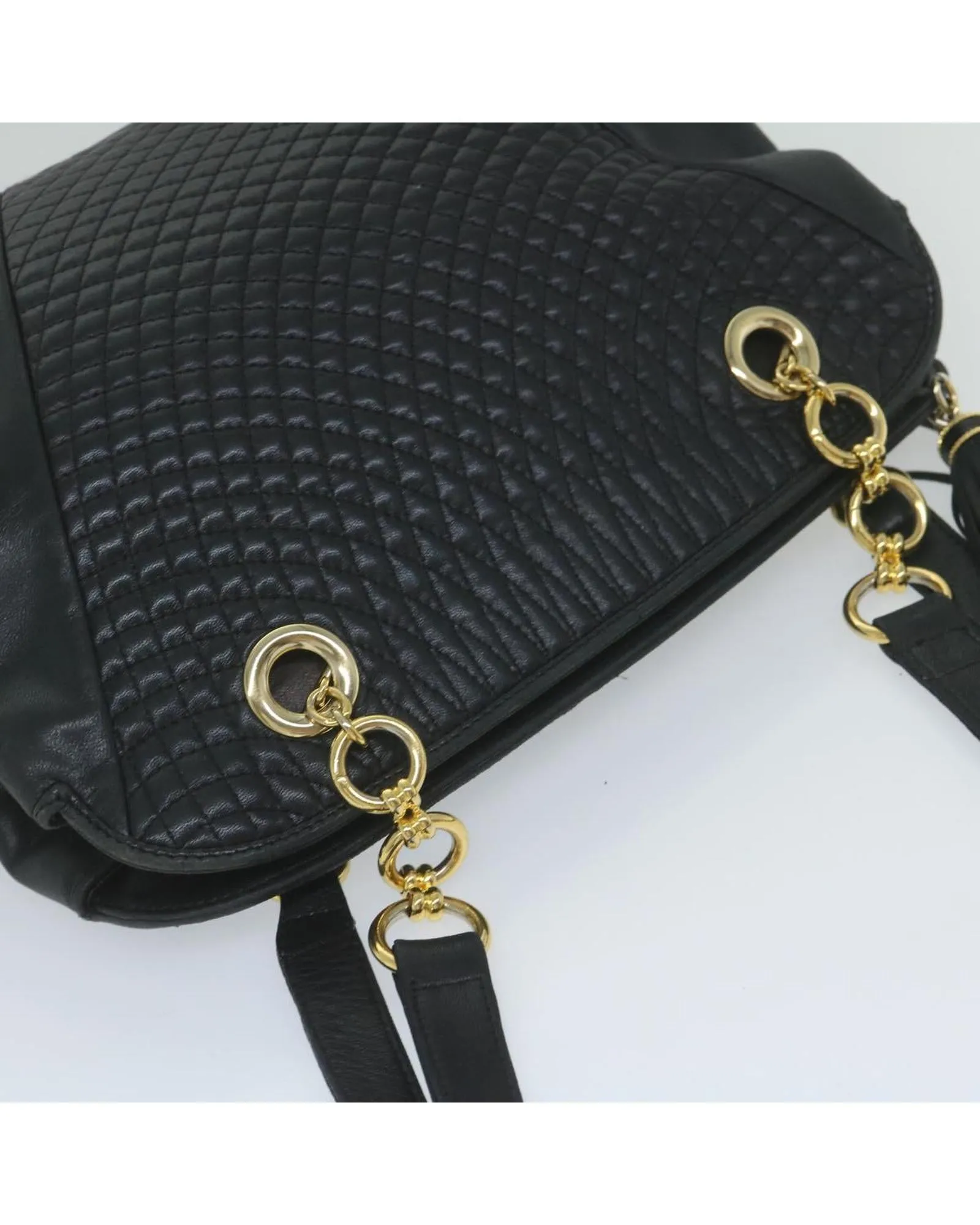 Bally Black Leather Tote Bag