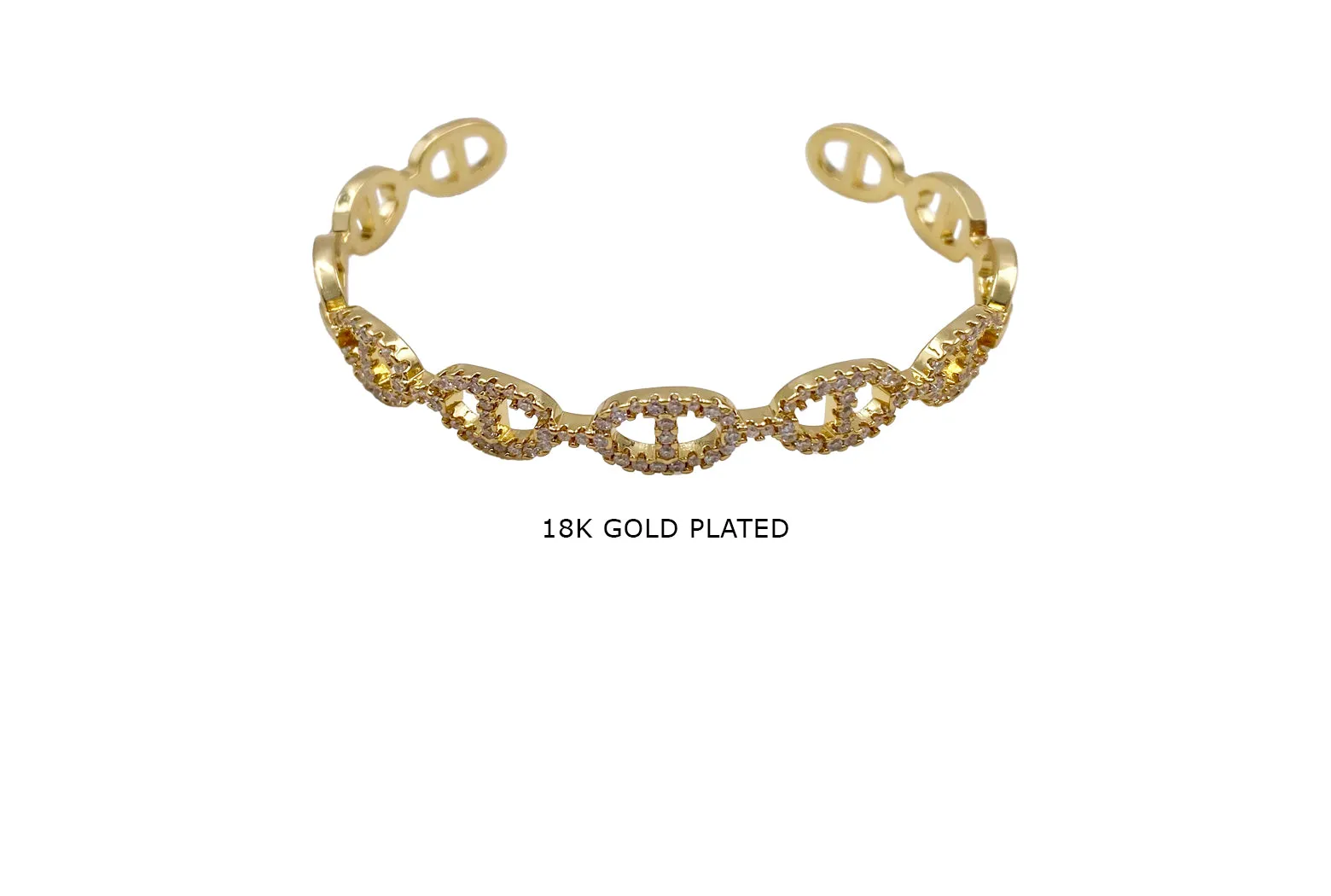 BB2004 Cubic Zirconia Mariner Bracelet