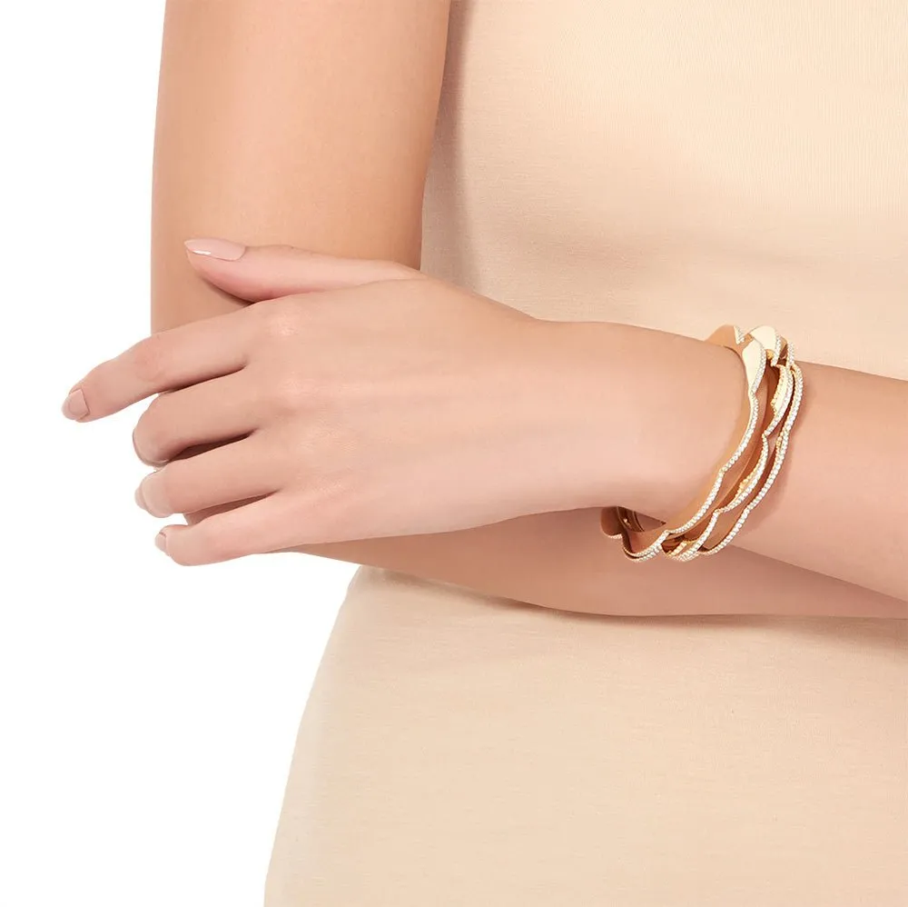 BLOOM Bangle Bracelet Medium Petals