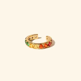 Crystal Rainbow Ear Cuff