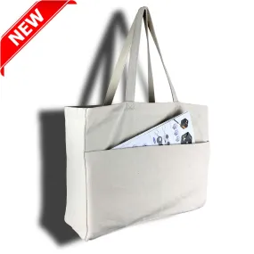 DELTON CANVAS LARGE SHOPPER