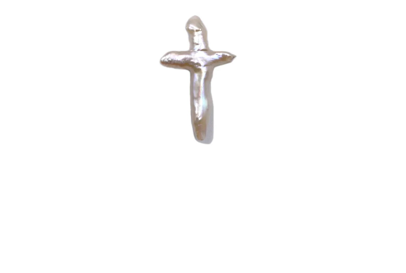 FWP1101 Fresh Water Pearl Cross Pendant