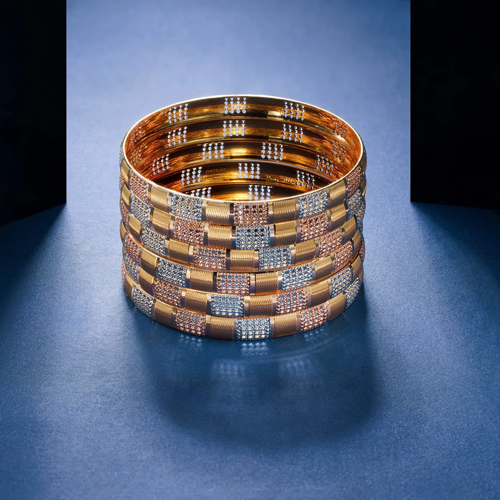 Gold Bangles - B213646