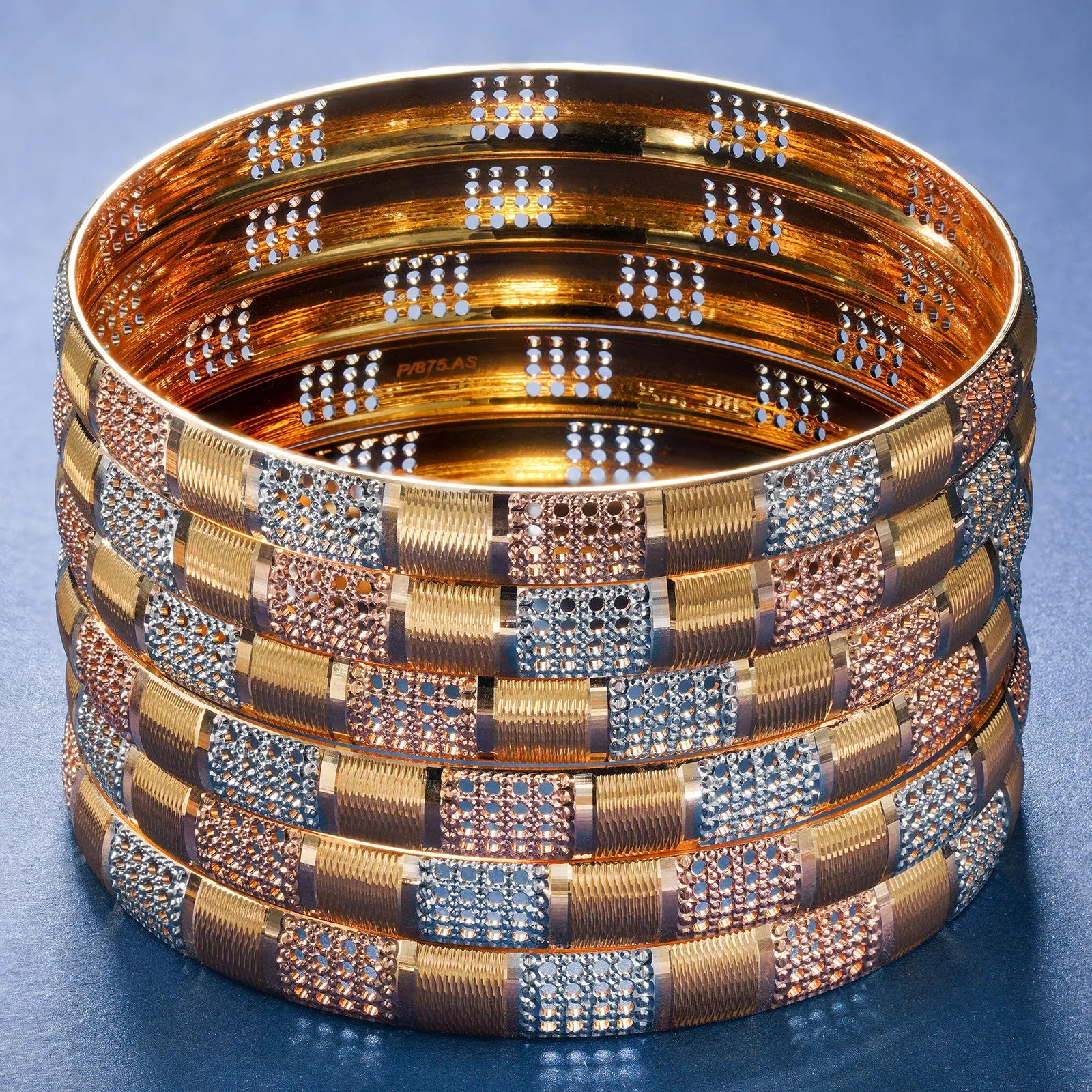 Gold Bangles - B213646
