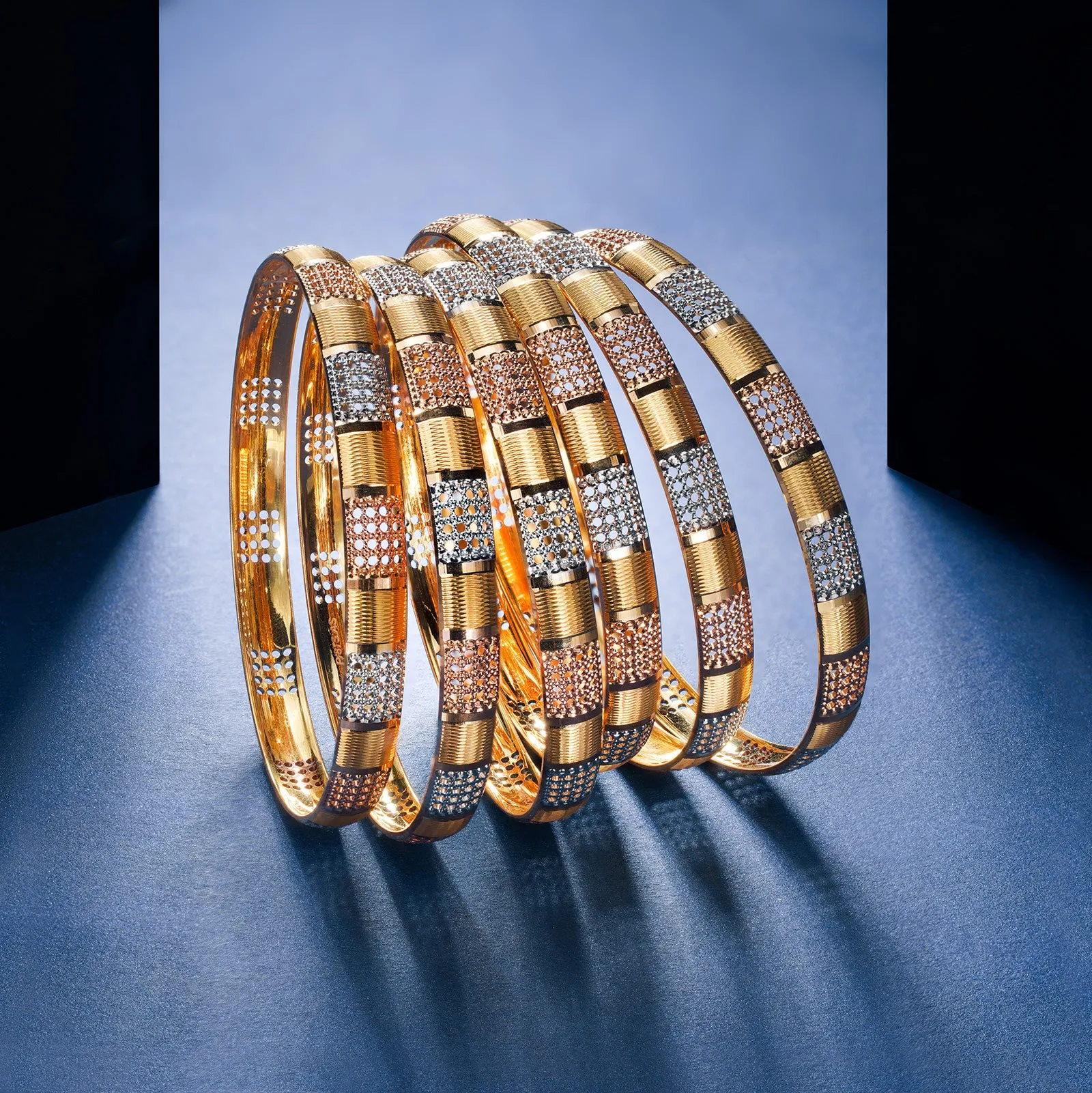 Gold Bangles - B213646