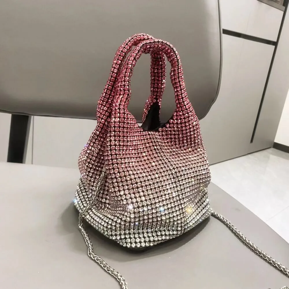 Gradient Woman Clutch Bags Fashion Handbags-Showtown