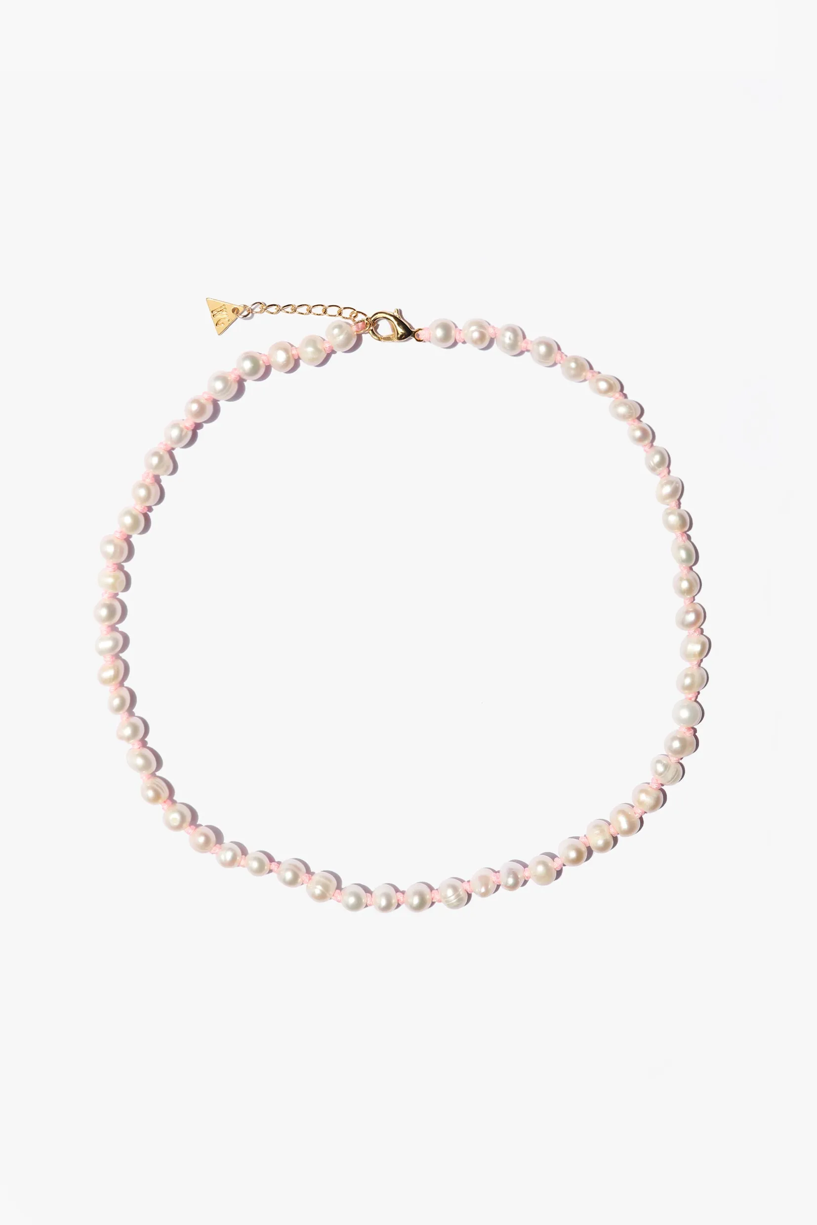 Knitted Pearl Necklace