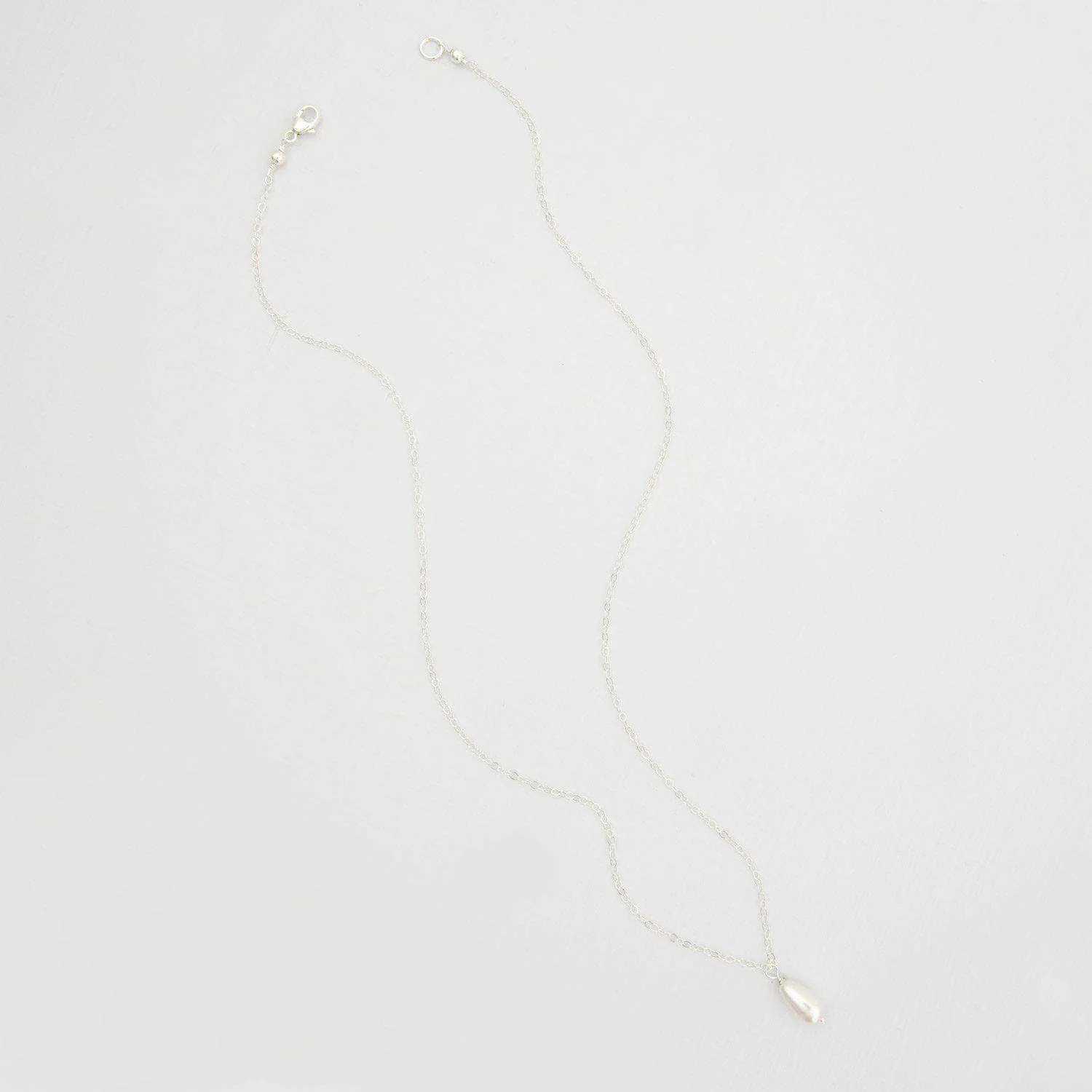 Pearl drop wedding necklace- 'Hermione'