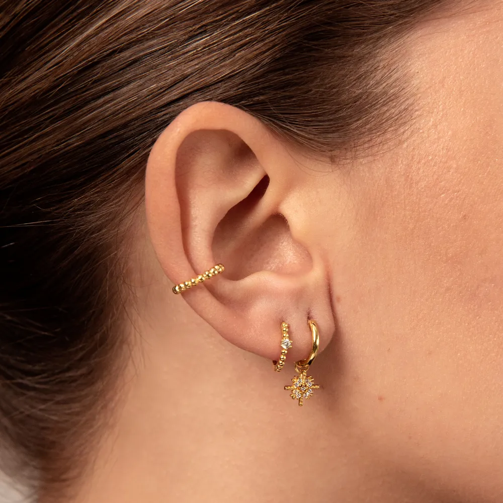 PENDIENTE EAR CUFF SCARLET