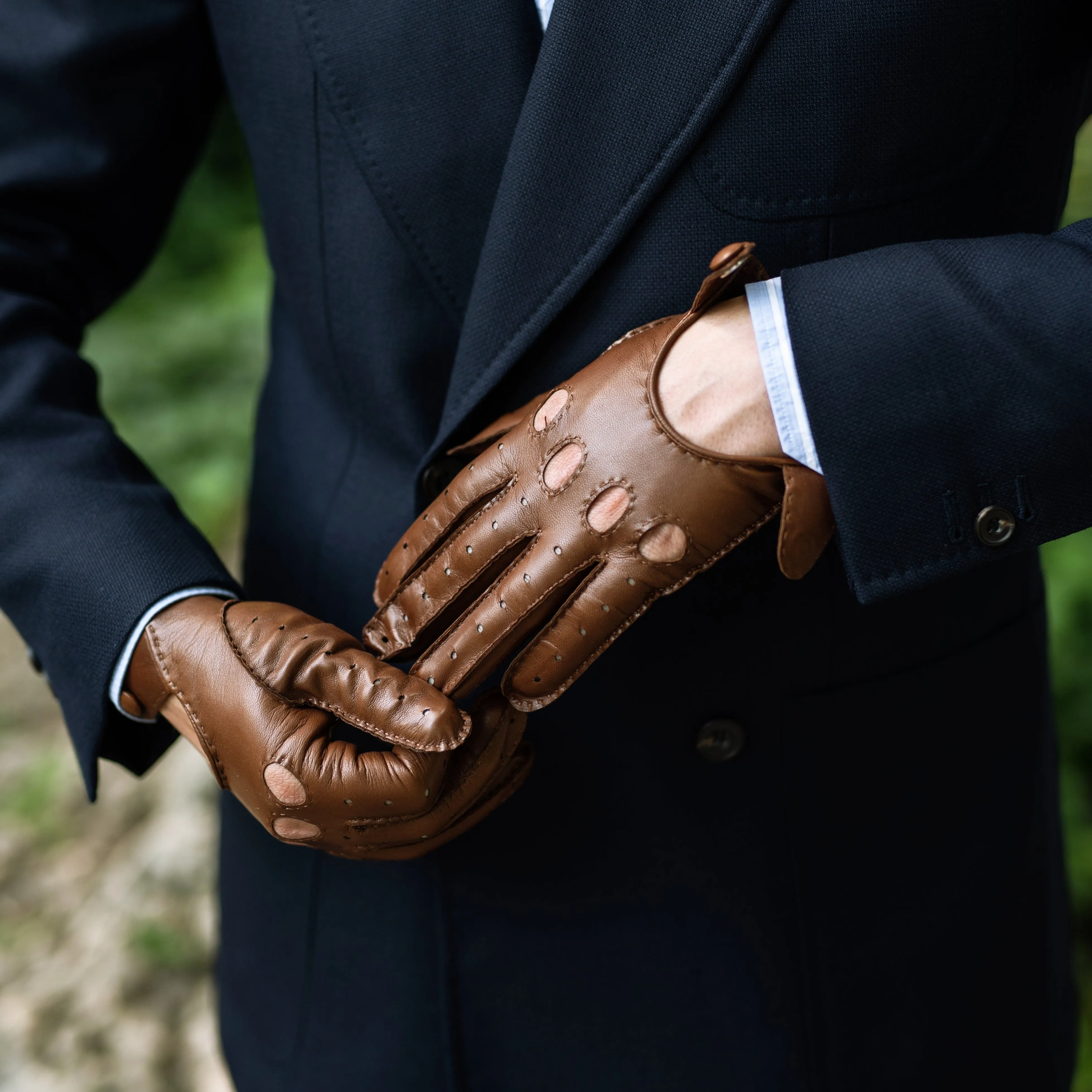 Rome Saddle brown Driving Gloves