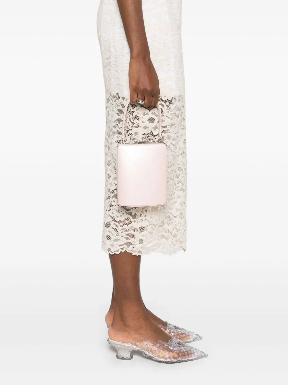 Self-Portrait bow-detail tote bag