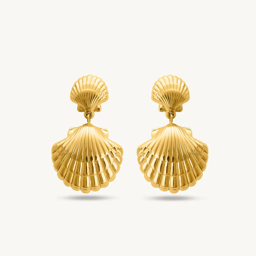 Shell Drop Earrings