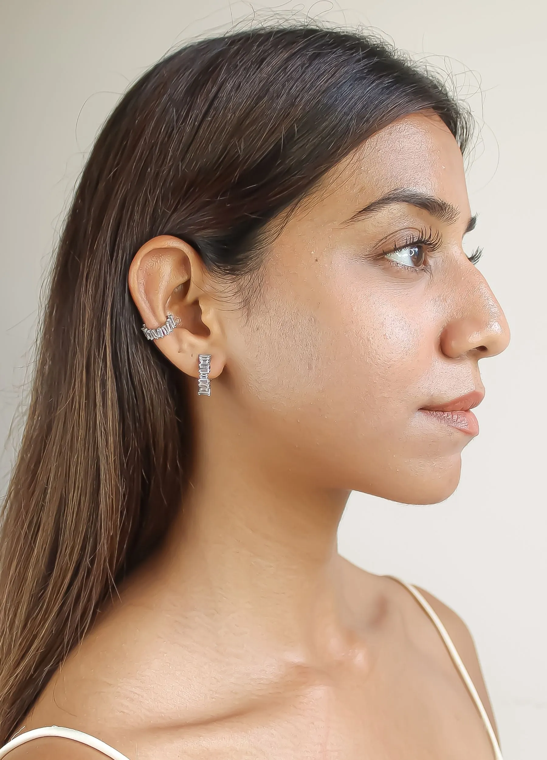 Silver Pequeno Ear Cuffs