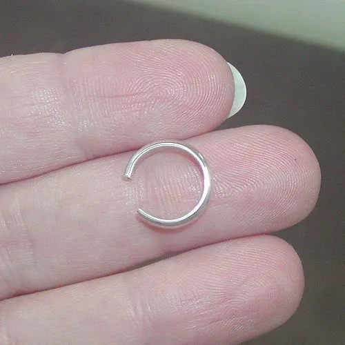 Sterling Silver Thin Smooth Band Ear Cuff