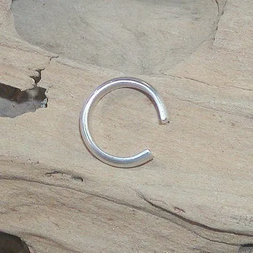 Sterling Silver Thin Smooth Band Ear Cuff