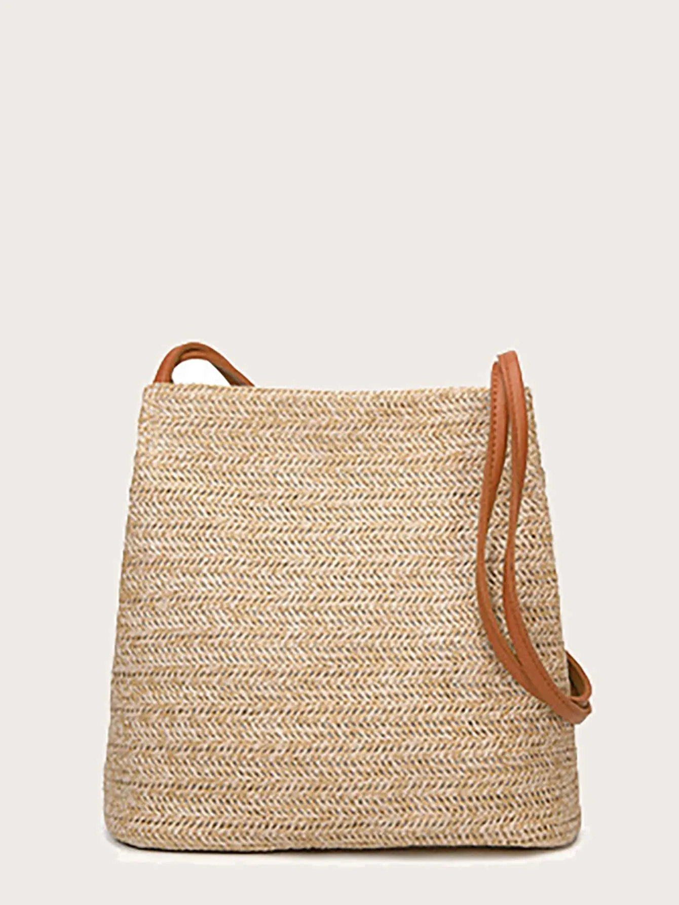 Tassel Decor Straw Bag
