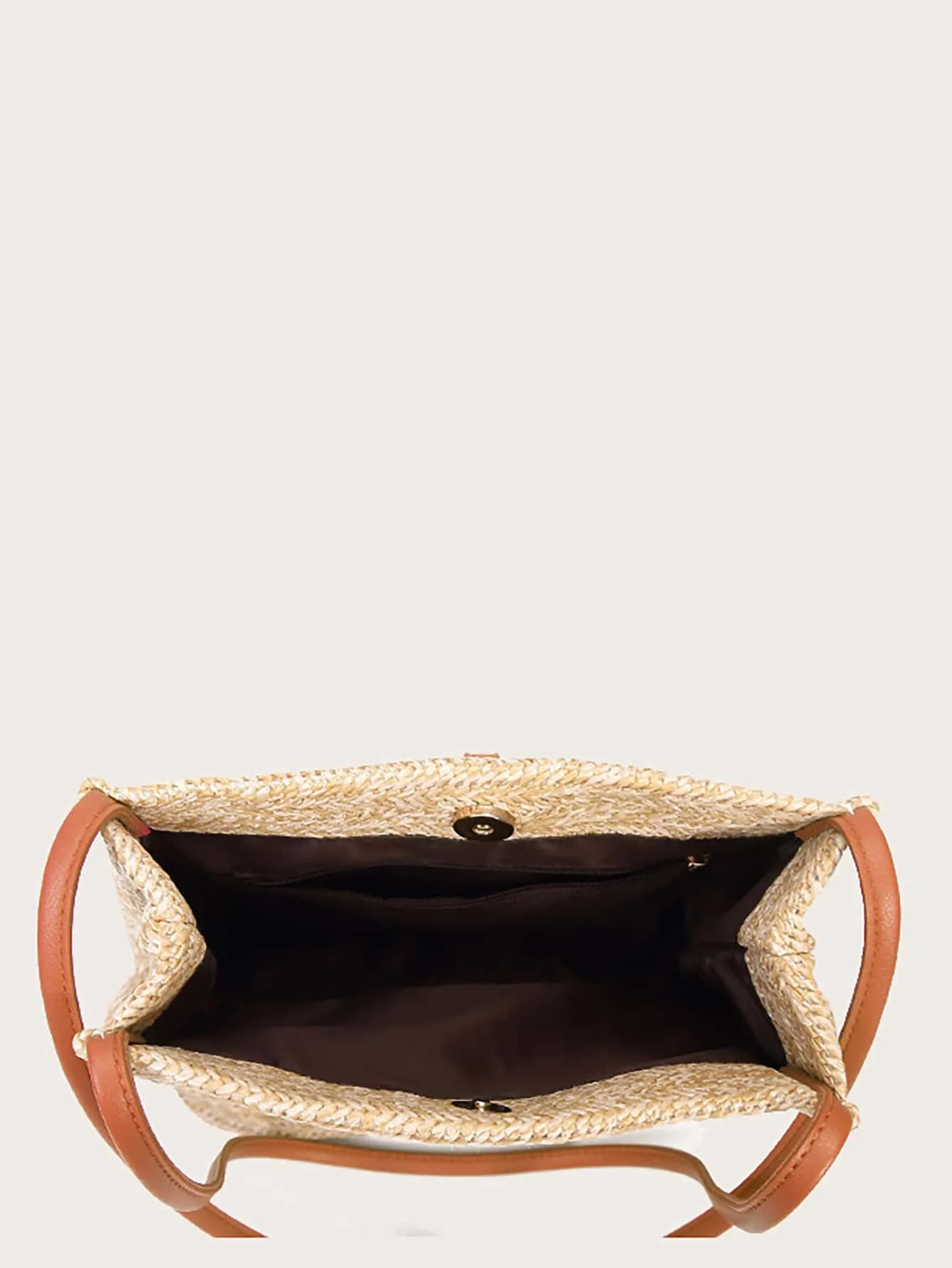 Tassel Decor Straw Bag
