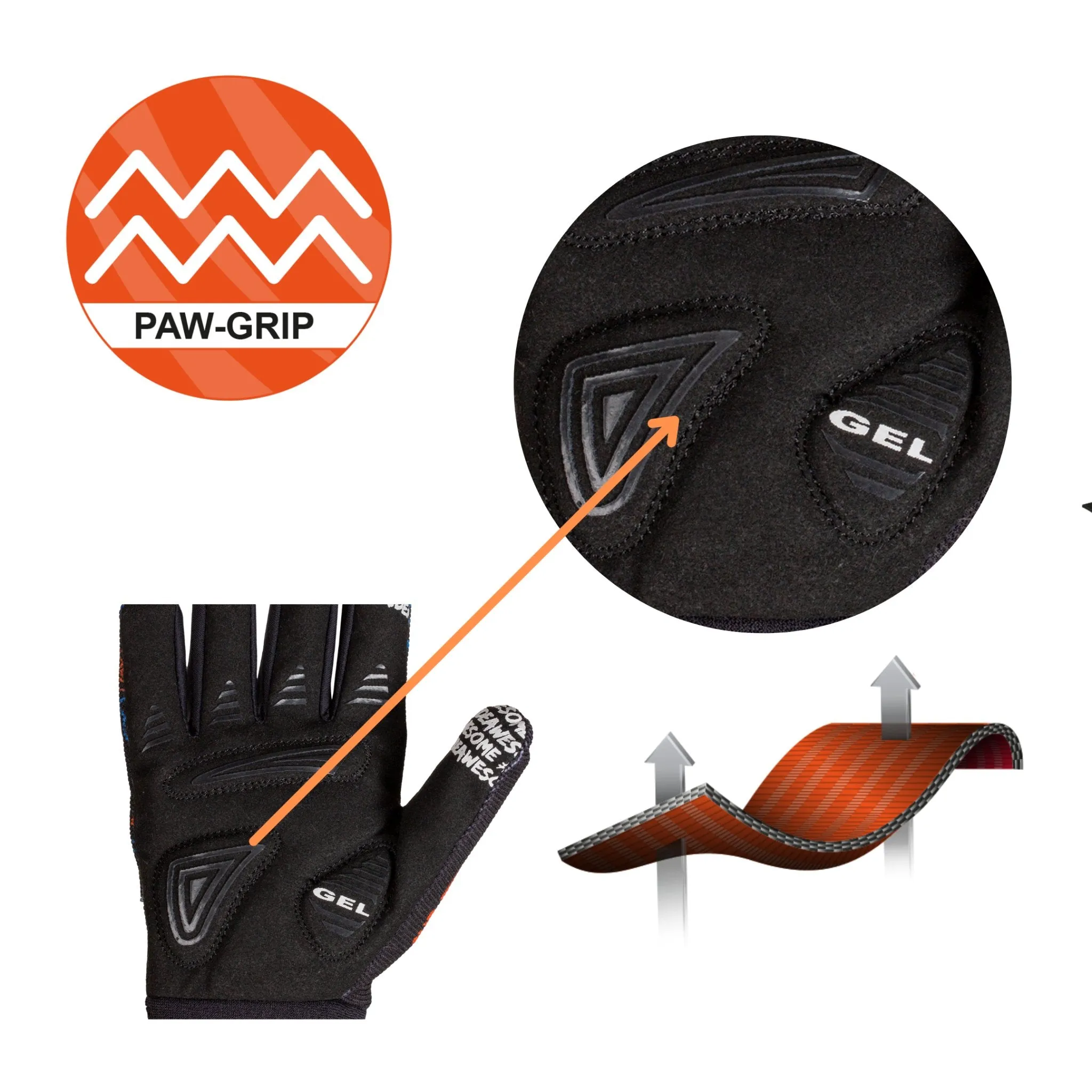 Ti-GO Kids MTB Gloves