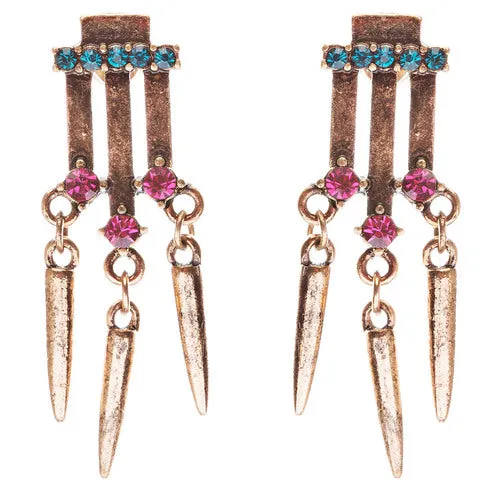 Tribal Fashion Fascinatingly Bold Statement Multi Layer Necklace JN264 Multi