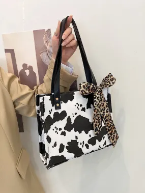 Zebra Striped Tote Bag